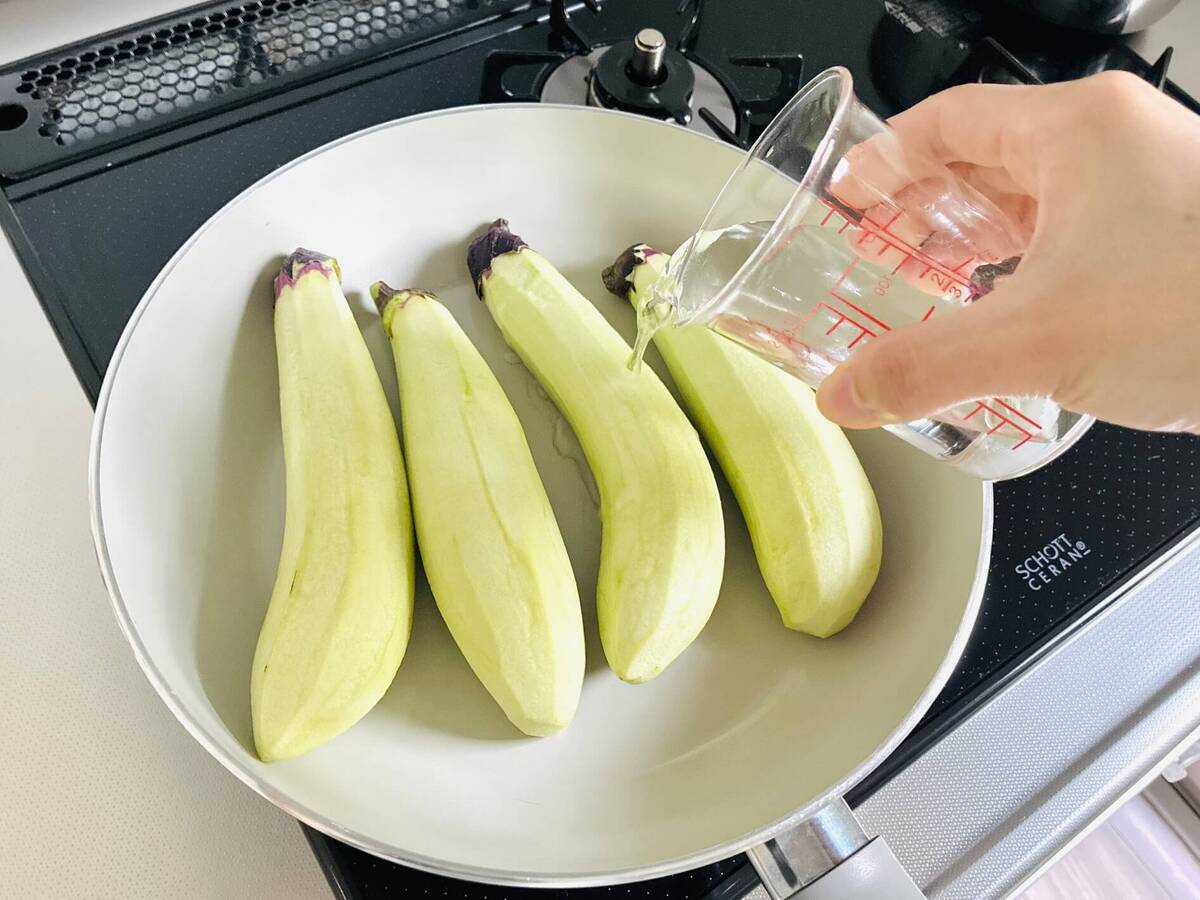 冷やし蒸しなす