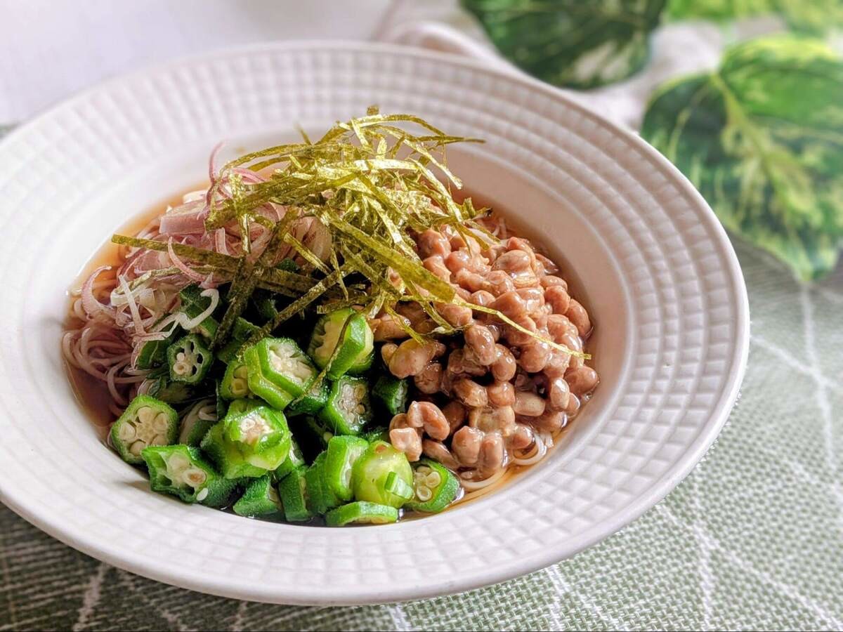 納豆ぶっかけそうめん