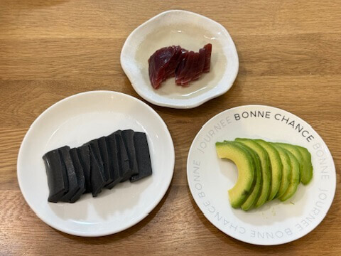カツオのレバ刺し風