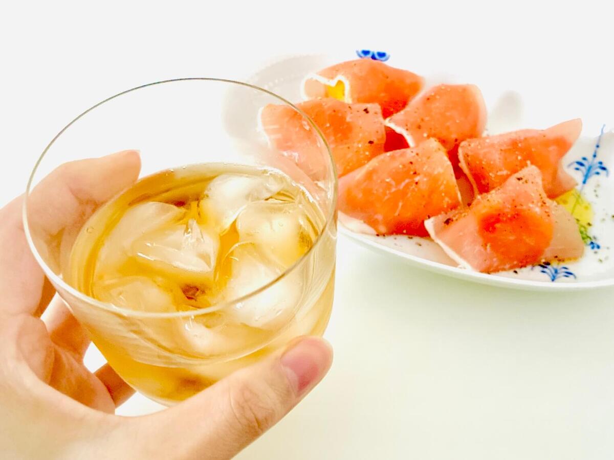 アサヒビール公式「柿の生ハム巻き」のレシピ