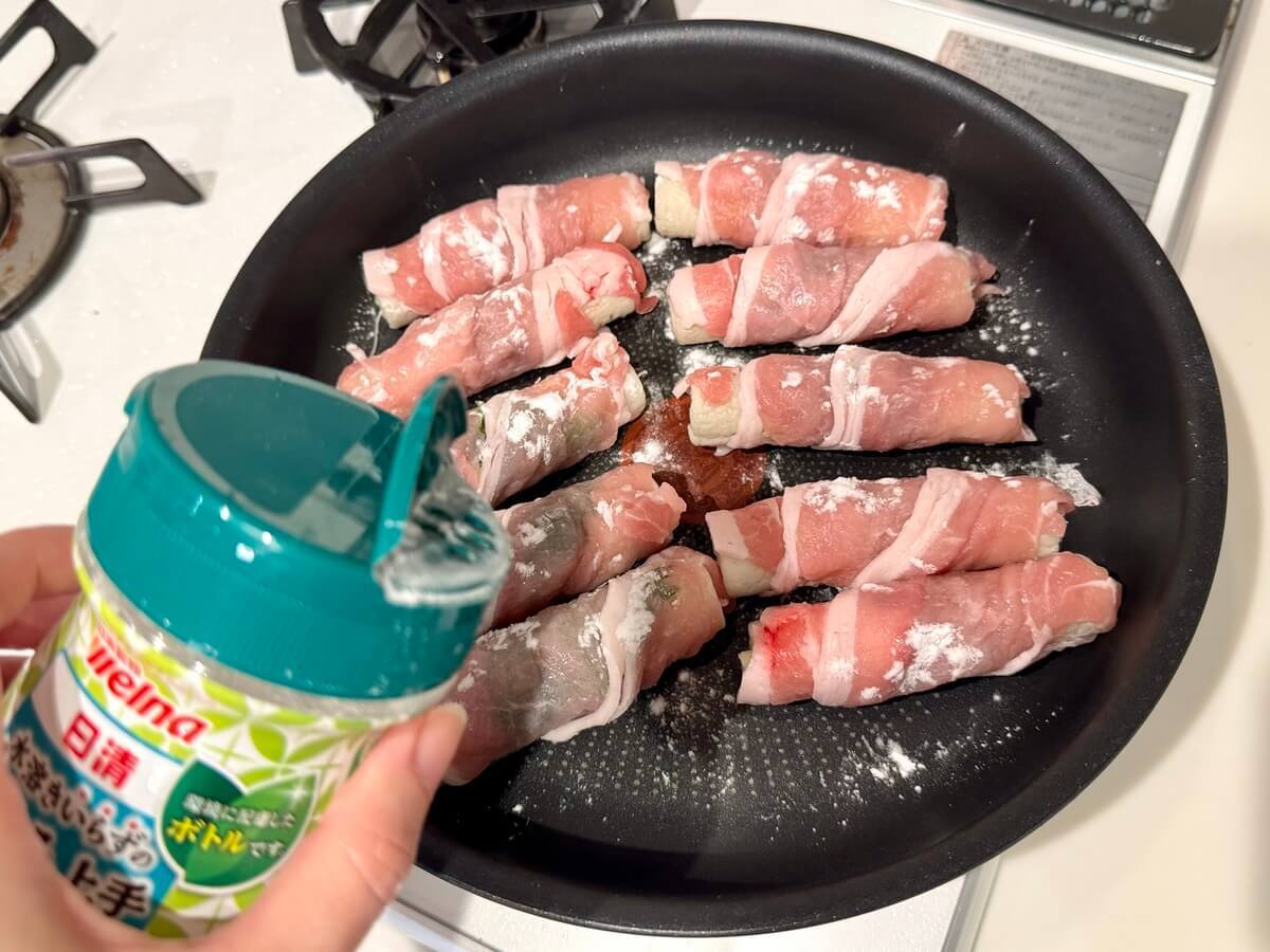 肉巻きチーちくわ