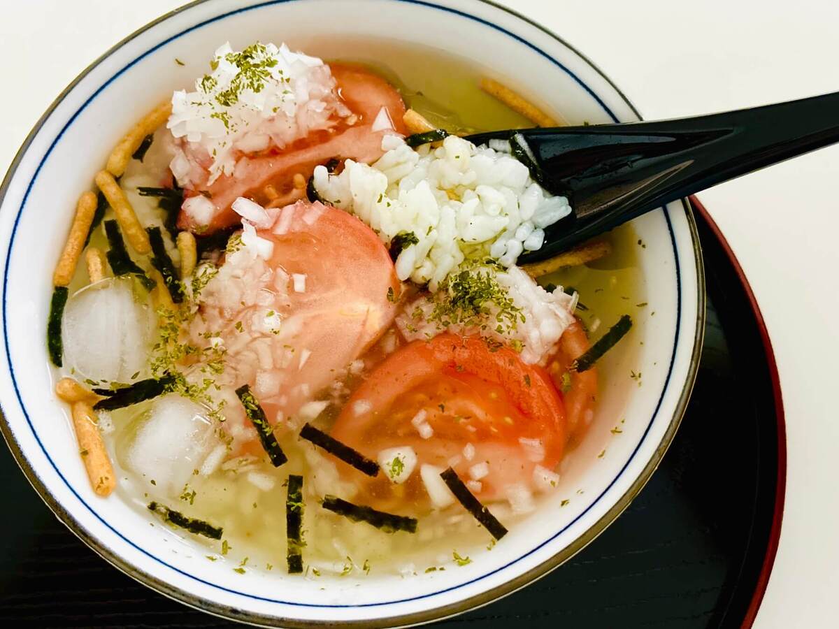 冷やしトマト茶づけ