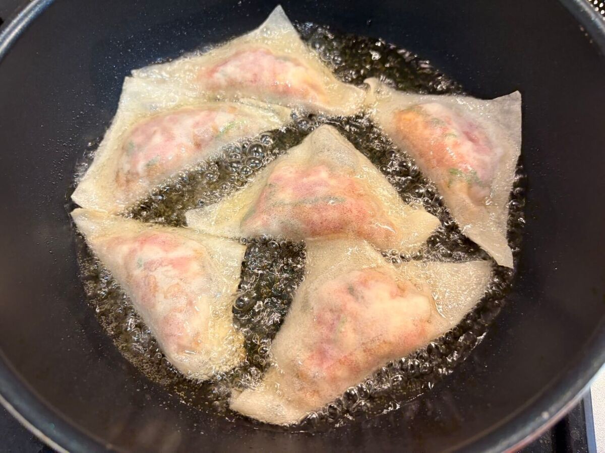 辻󠄀調理師専門学校監修「納豆の包み揚げ」