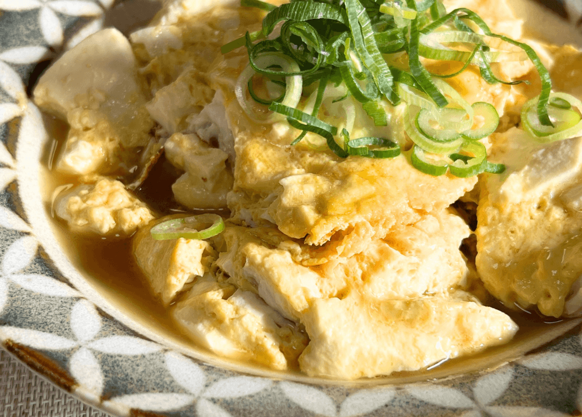 「卵と豆腐のふわふわ中華風」