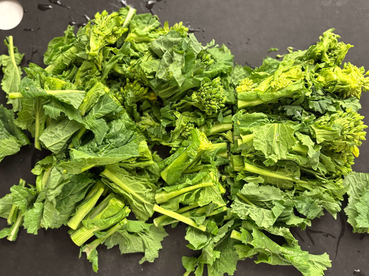 菜の花のチーズ焼き