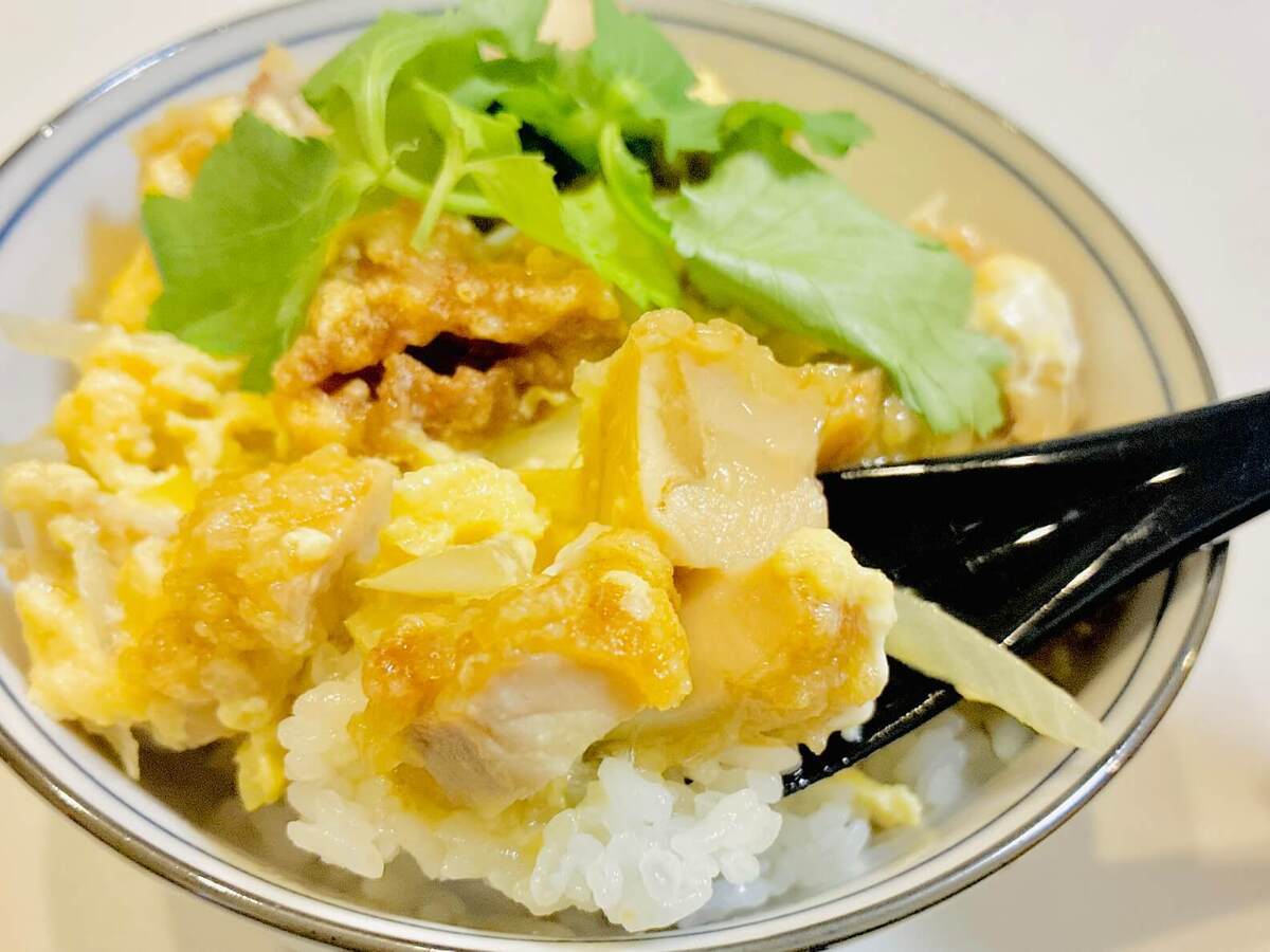 スーパーの唐揚げで作る親子丼