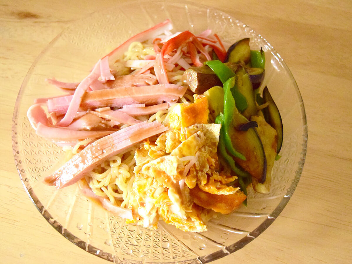 ロピアオリジナル「冷やし中華（しょうゆ味）」