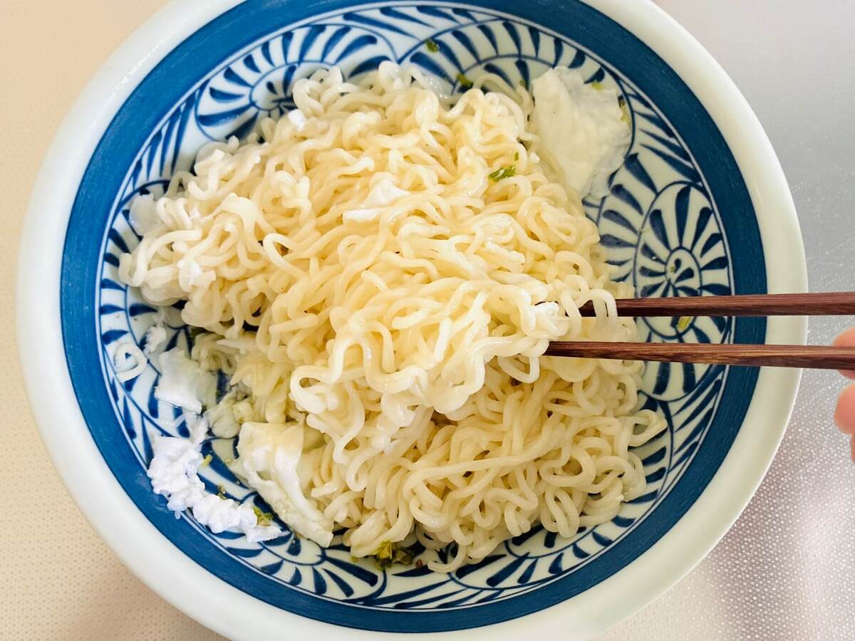 サッポロ一番冷やし塩油そば