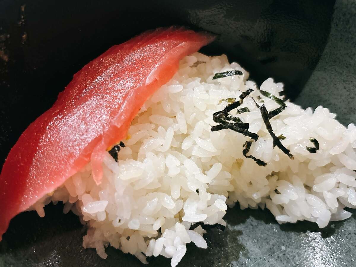 鉄火丼の正しい食べ方