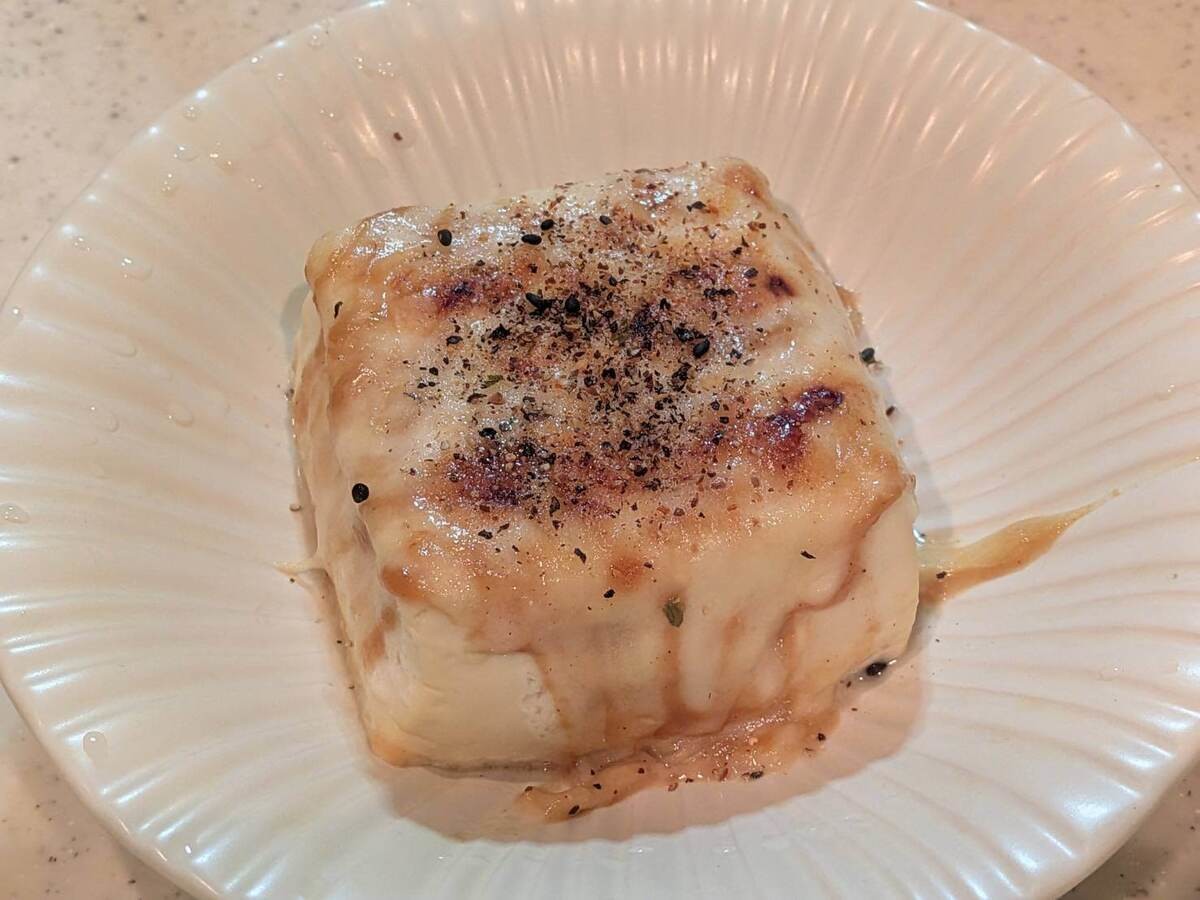 あさごはんちゃんねる「材料一つ・トースターで焼くだけ！豆腐の味噌チーズ焼き」