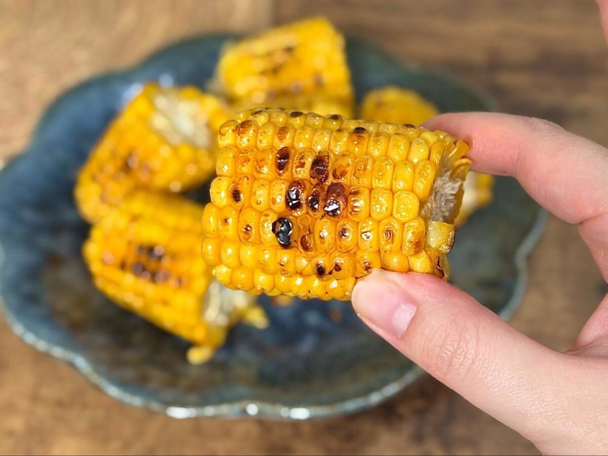 とうもろこしのしぼ生ステーキ