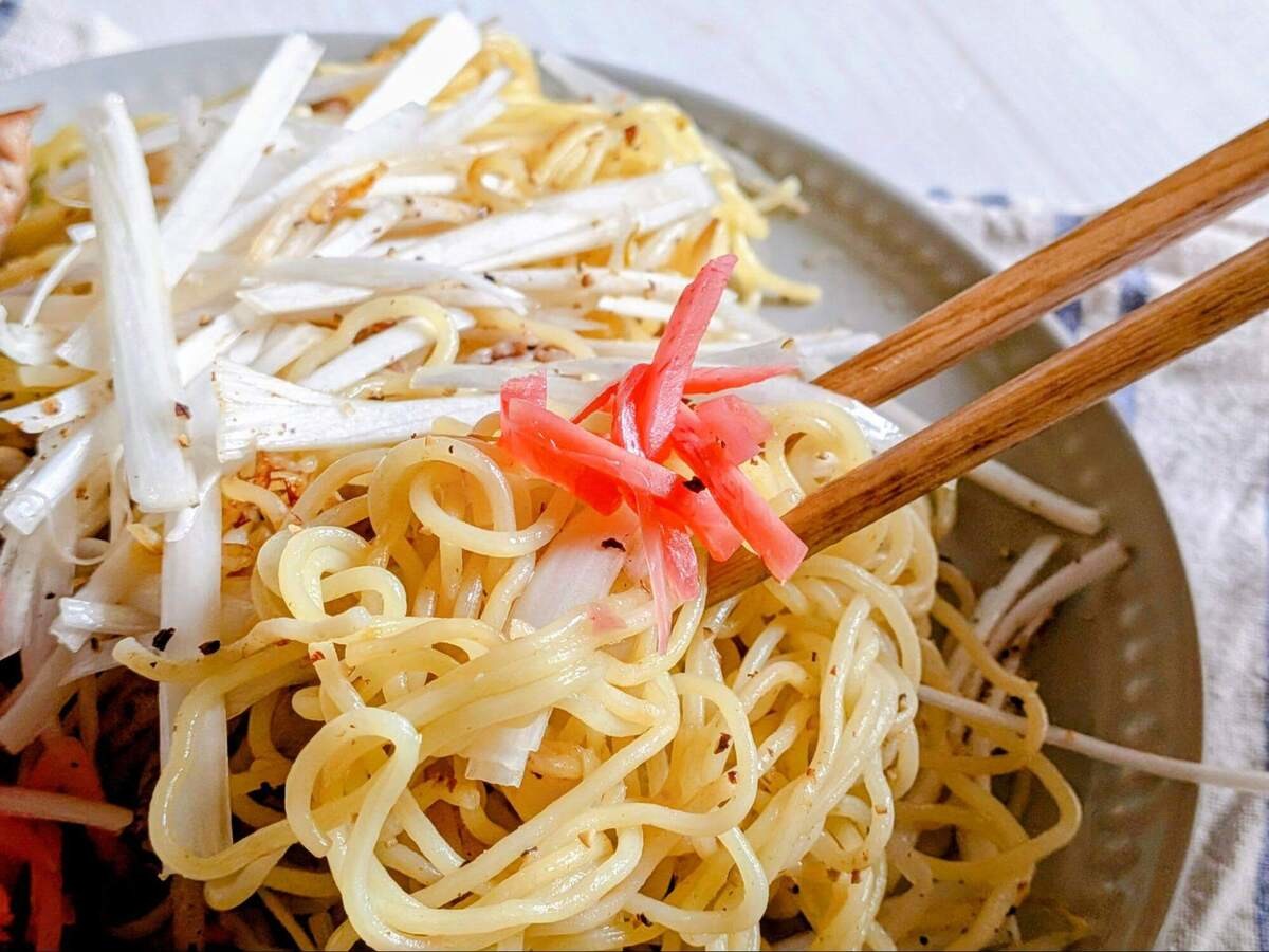 最高のねぎ塩焼きそば