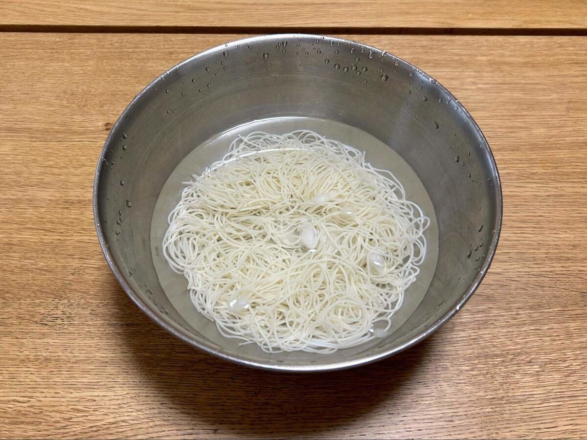 おいしいそうめんの茹で方