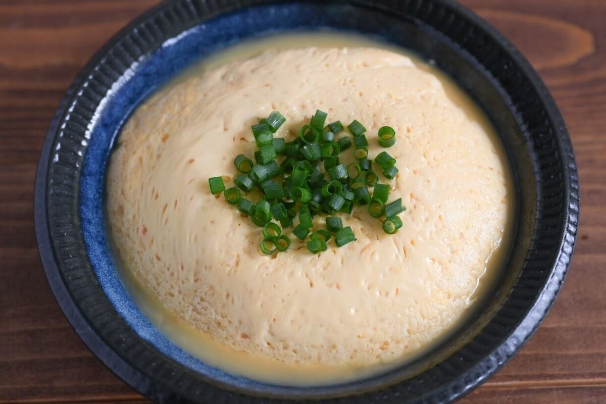 めんつゆ卵豆腐