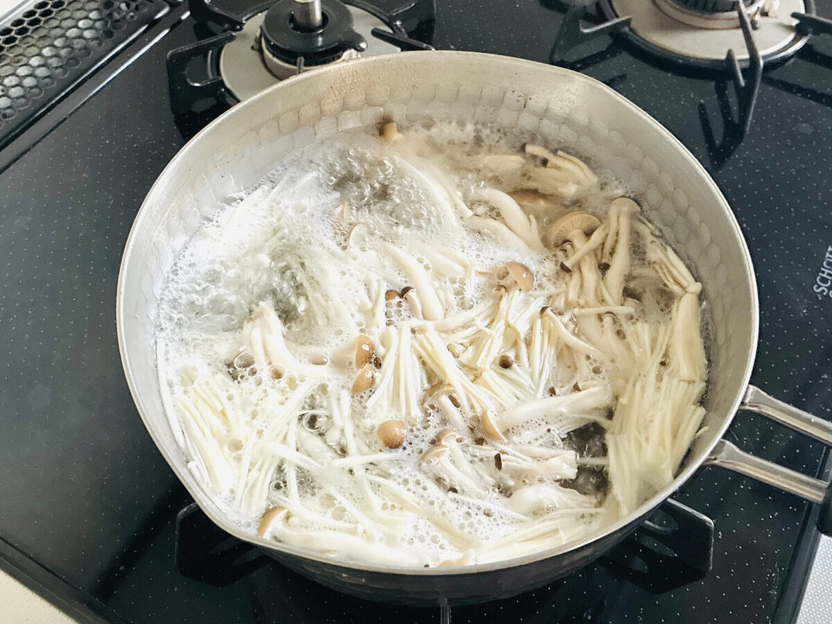 ヒロミさん「きのこパスタ」のレシピ