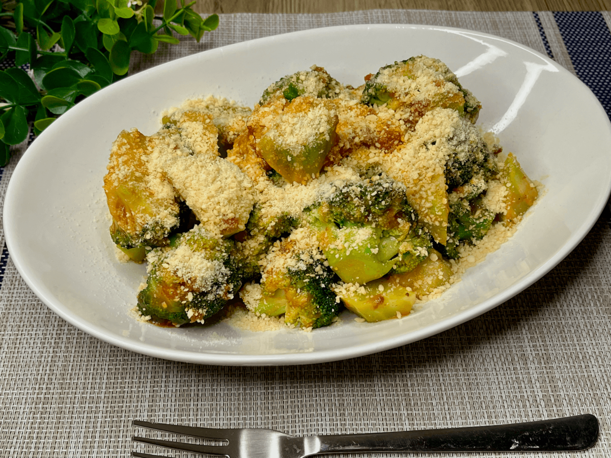 ブロッコリーのソテーミートソース