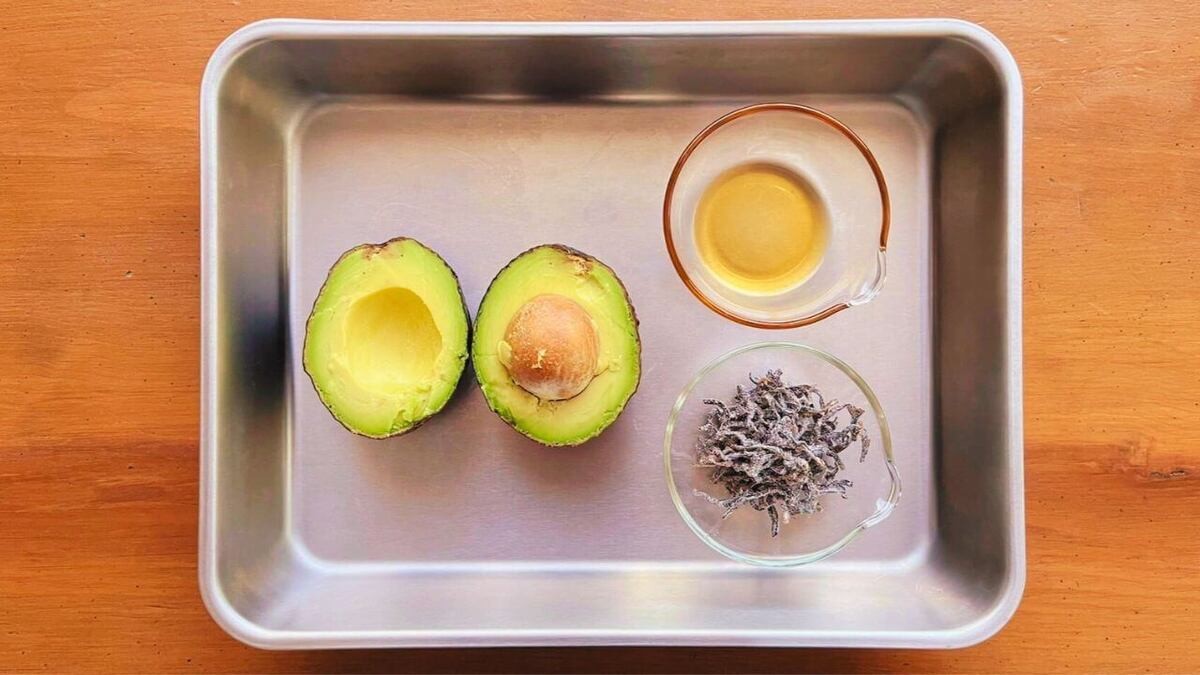 「アボカドの塩昆布あえ」