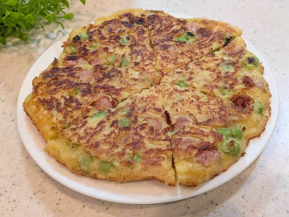 豆腐のチヂミ風