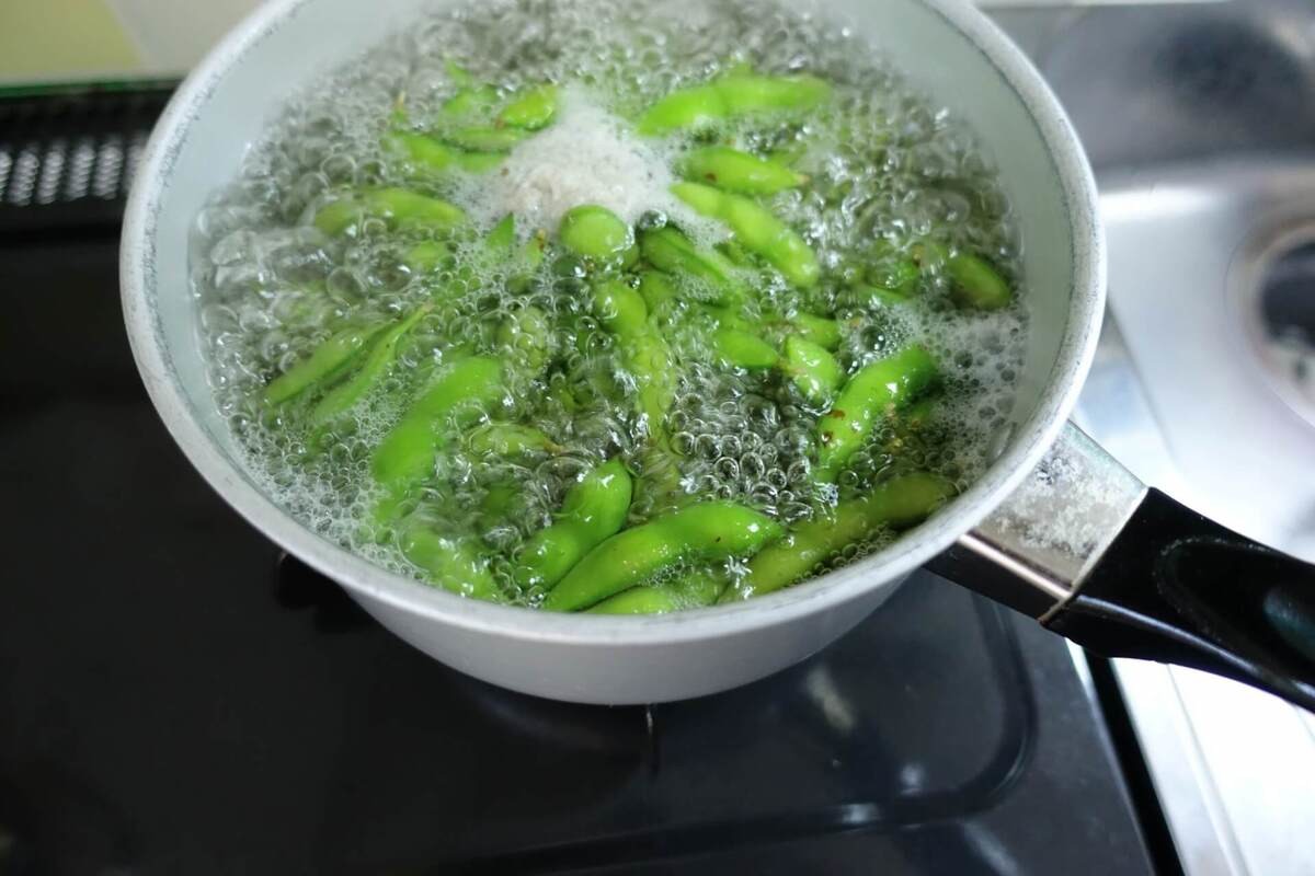 枝豆を美味しく茹でる方法