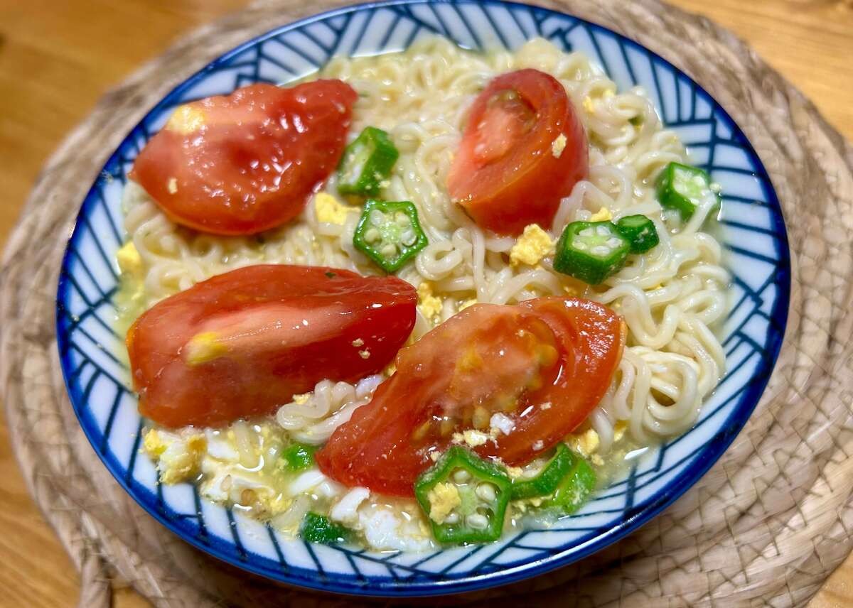 菰田欣也さん「トマたま中華風塩らーめん」