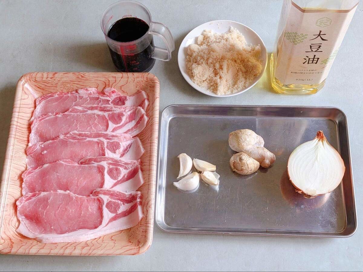 菱田アキラさん「豚肉生姜焼き」のレシピ