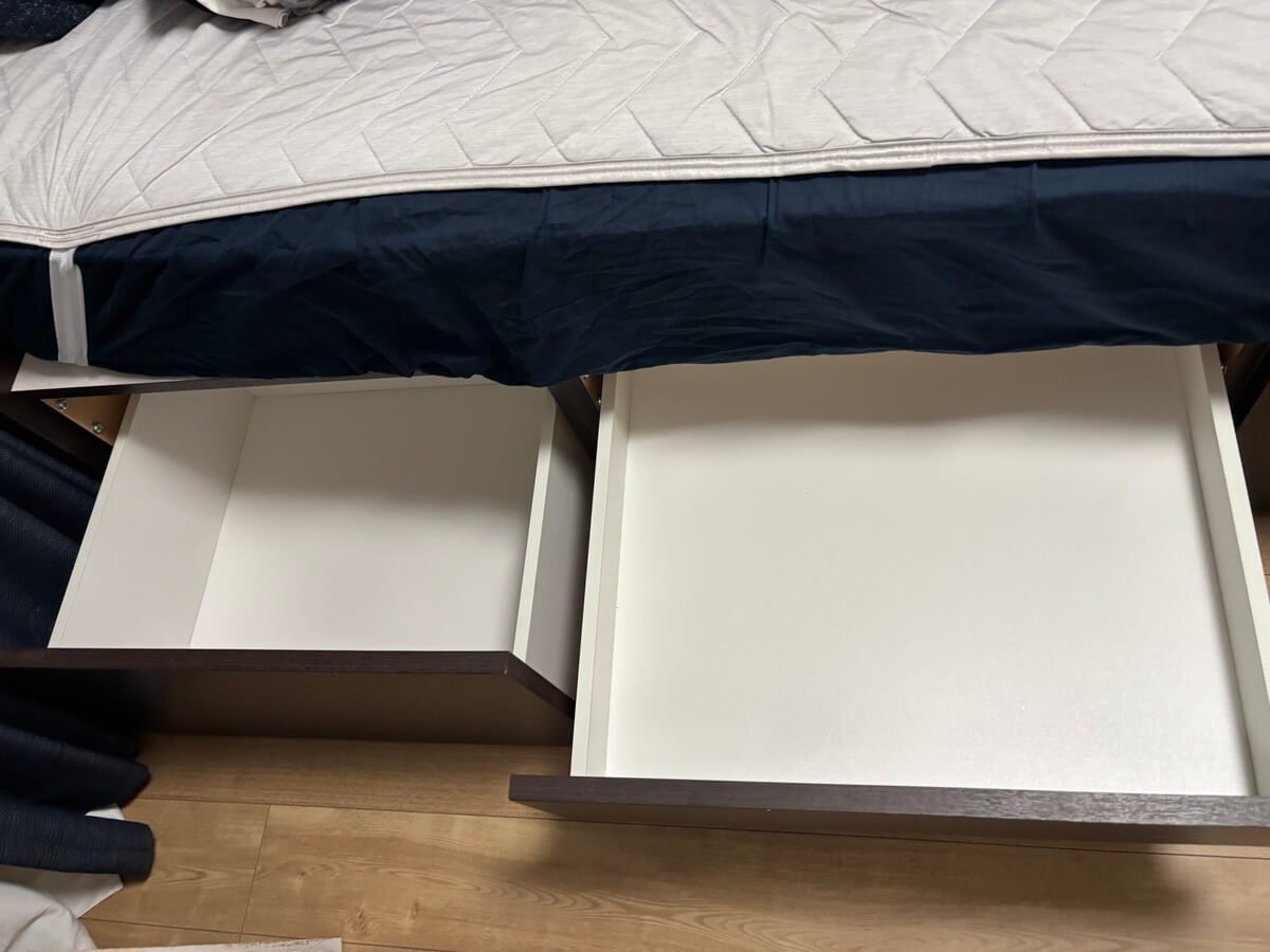 ニトリ！狭いマンションなら『収納付き』