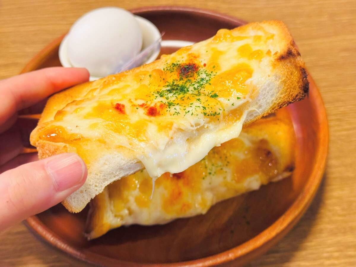 びっくりドンキーモーニング「チーズトーストセット」