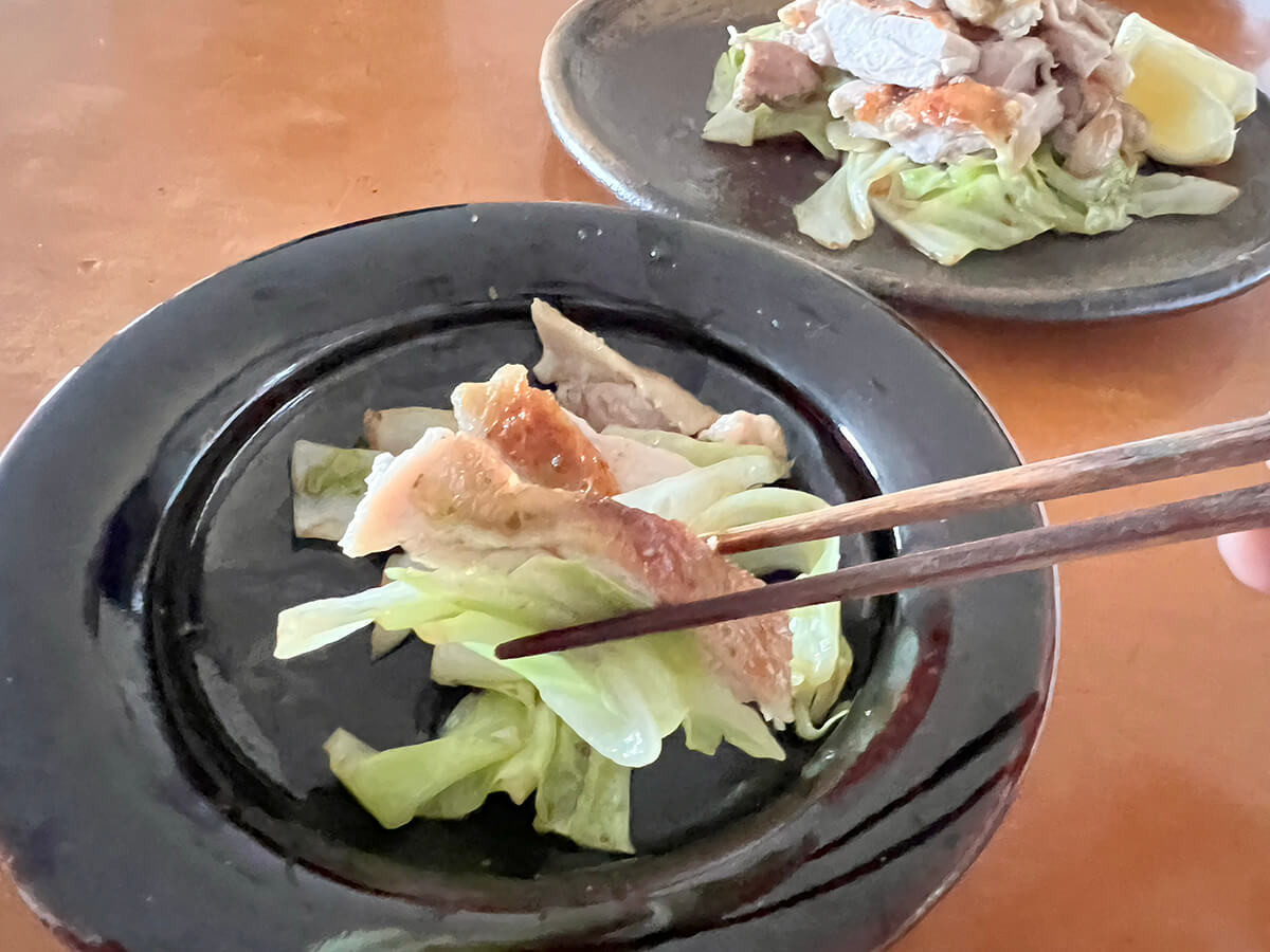 大原千鶴さん「鶏肉のゆずこしょう焼き」