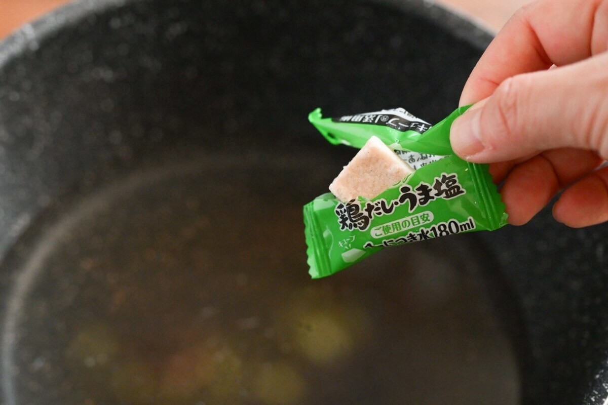 「お鍋1つでお手軽!うま塩スープパスタ」のレシピ