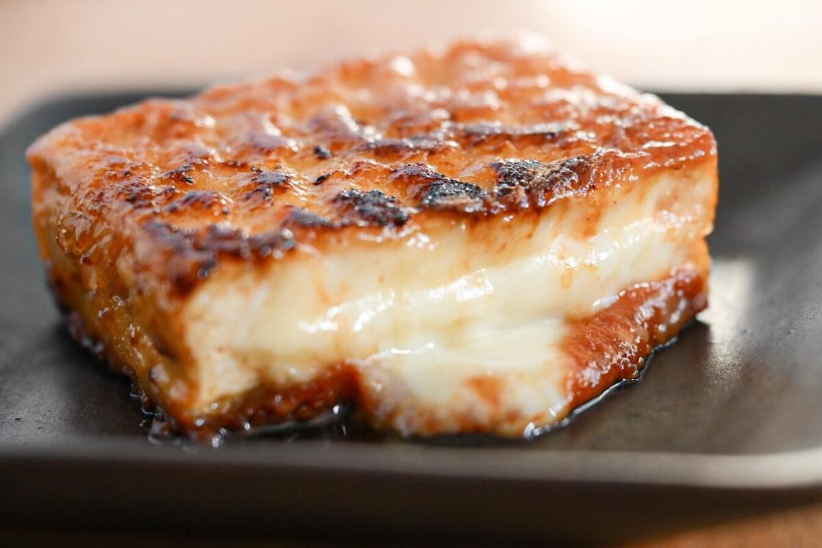 厚揚げチーズの照り焼き