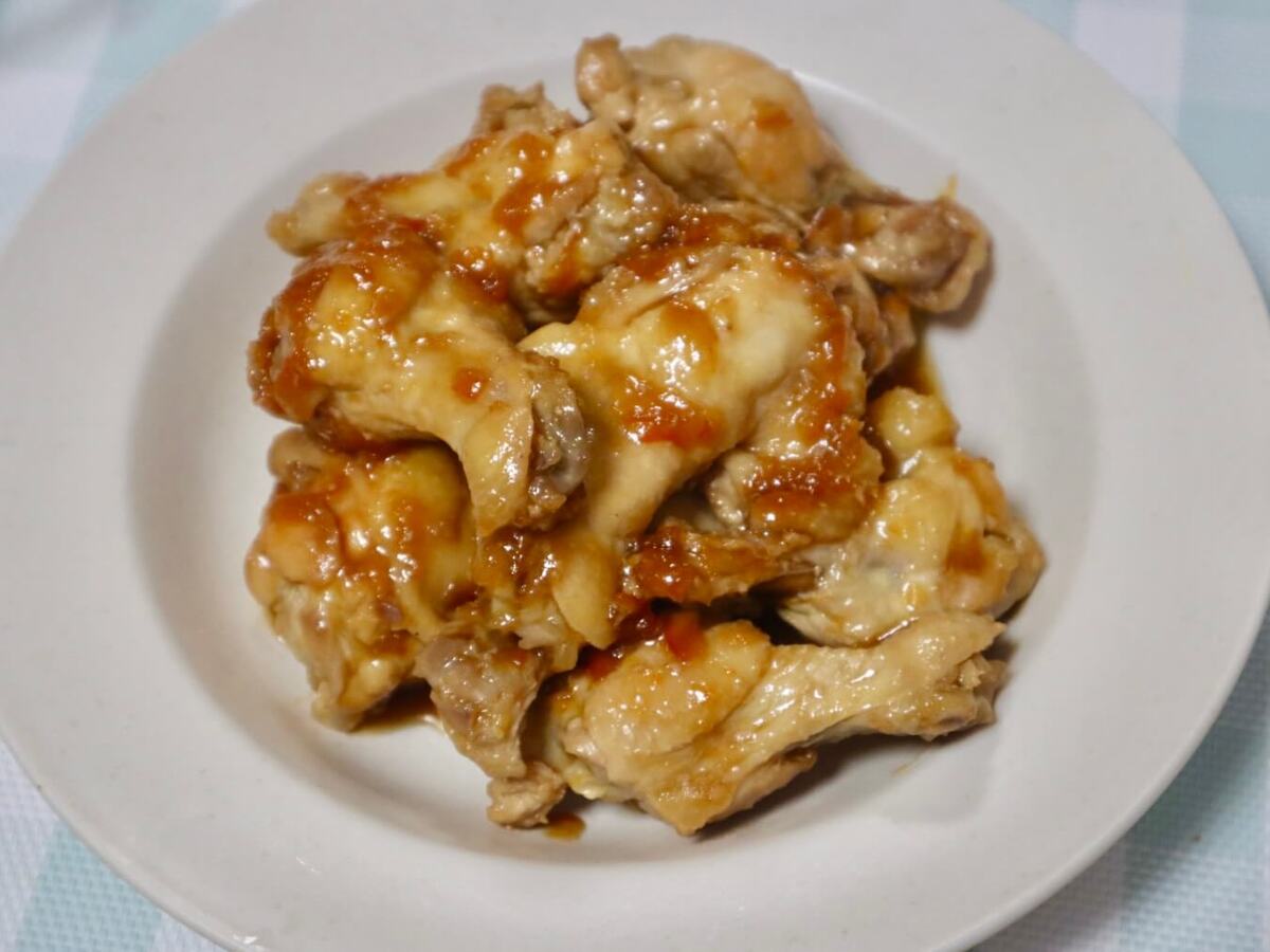 手羽元のマーマレード煮込み