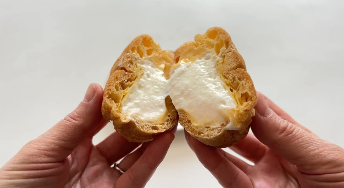 シャトレーゼのダブルシュークリーム