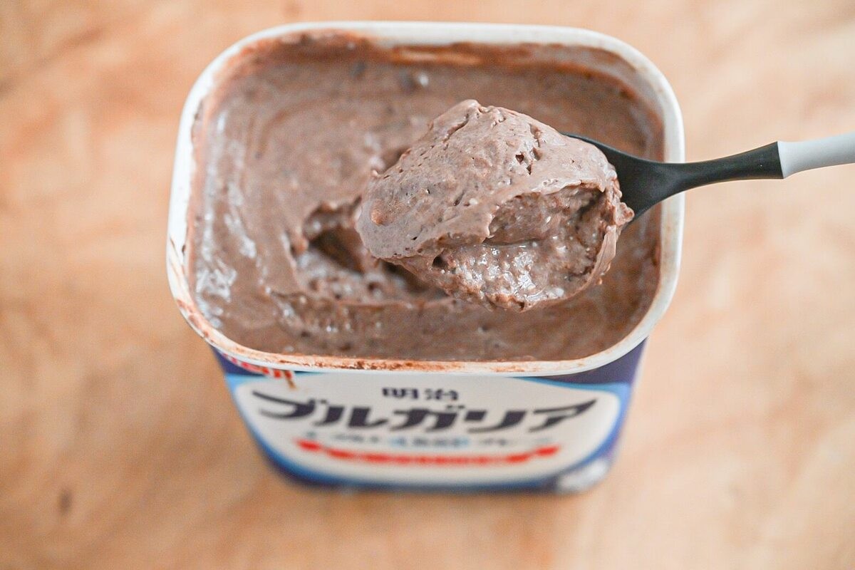 レアチョコ風ケーキ