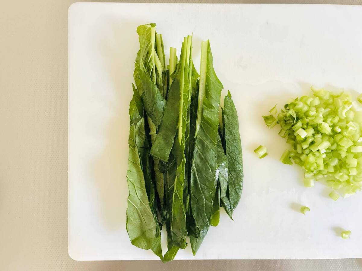 「小松菜と鰹節のふりかけ」