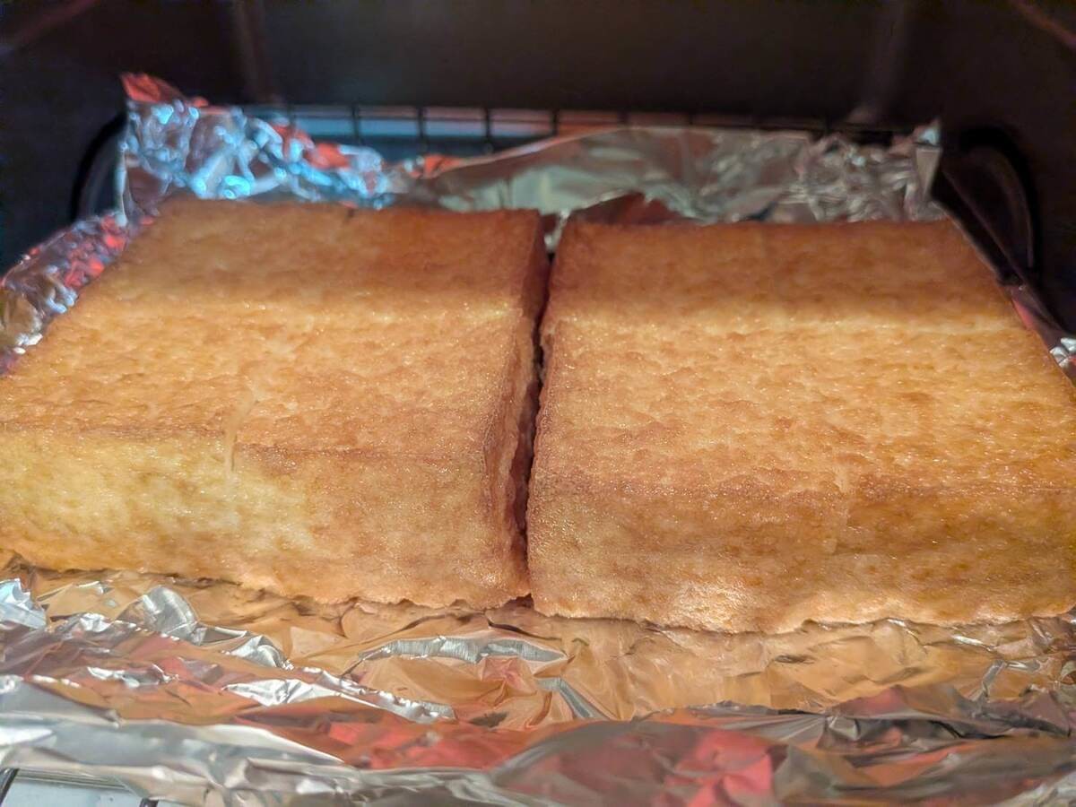 厚揚げのお好み焼き風