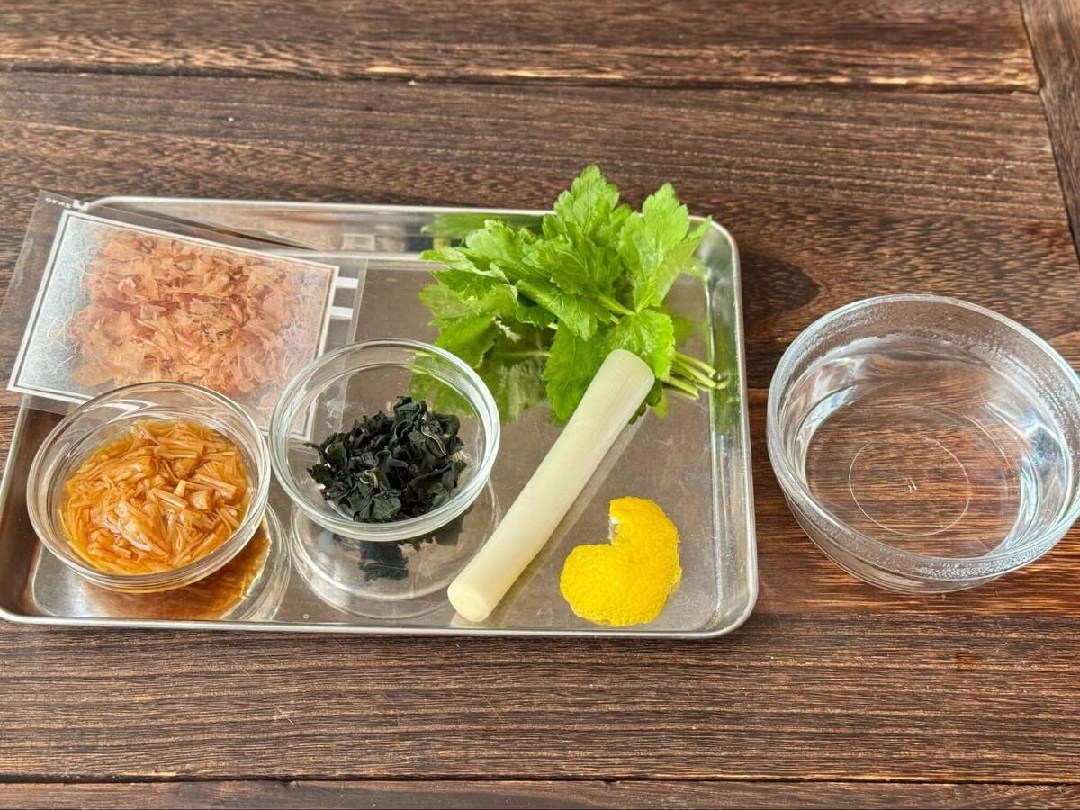 和田明日香さん「即席余り物お吸い物」