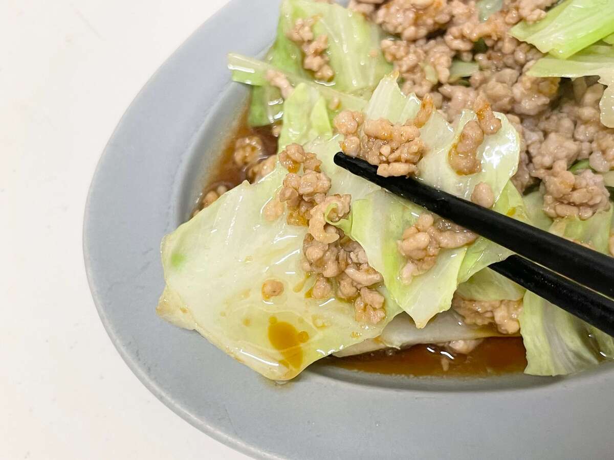 エバラ公式「挽き肉とキャベツの黄金炒め」のレシピ
