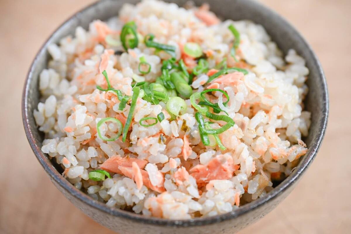 塩鮭の炊き込みごはん