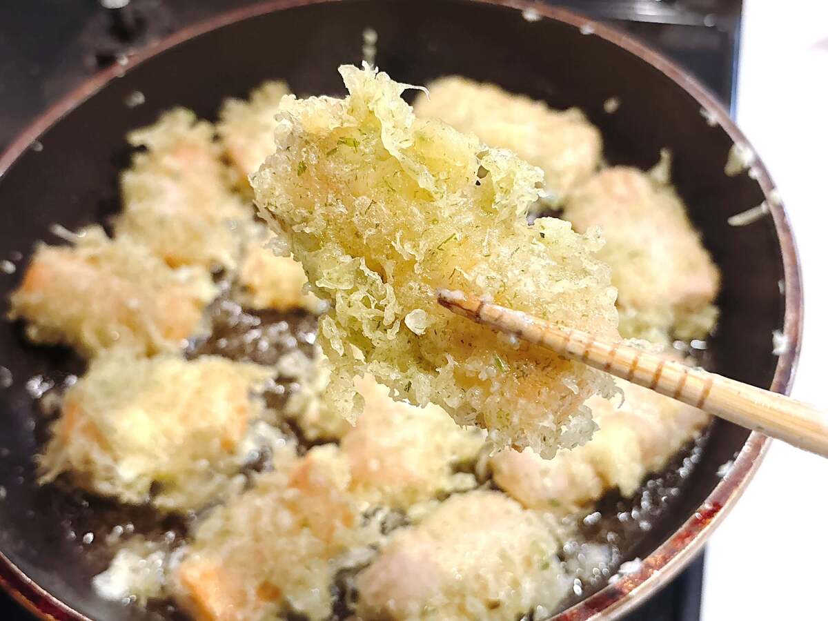 ニッスイ公式「おさかなのソーセージの磯辺揚げ」