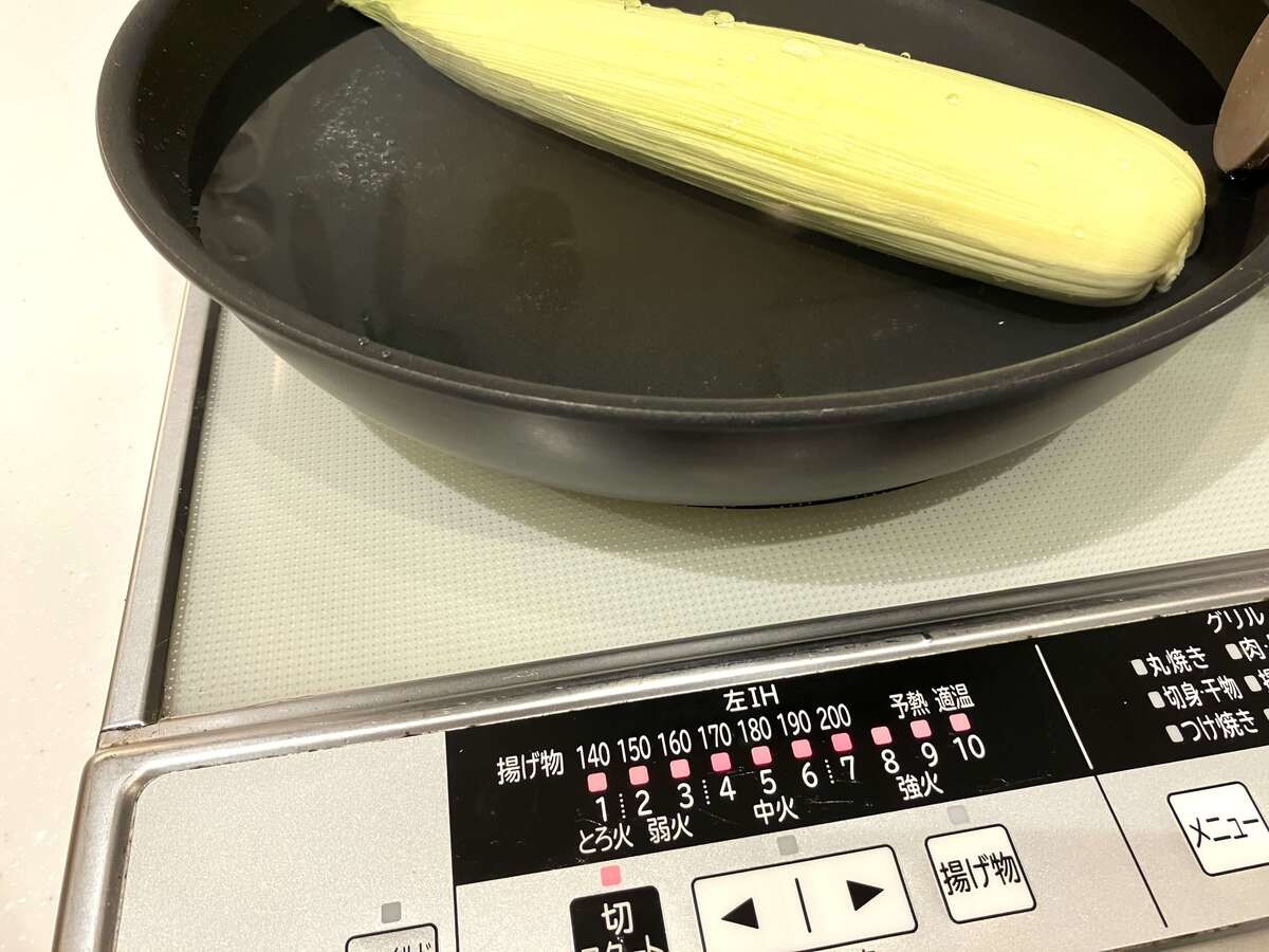 農Proさん「とうもろこしの正しい茹で方」