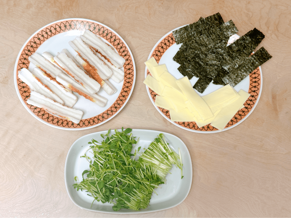 ちくわのチーズ巻き