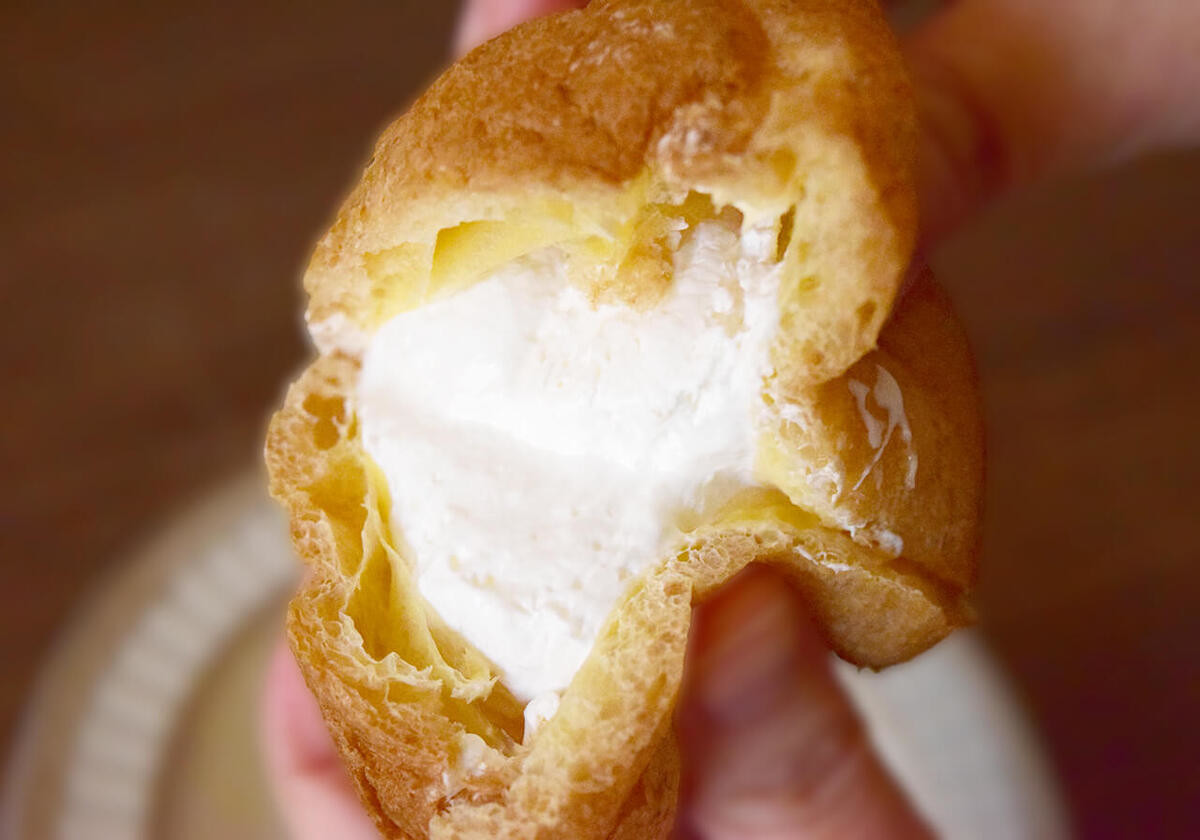 モンテール「牛乳と卵のカスタードホイップシュー」