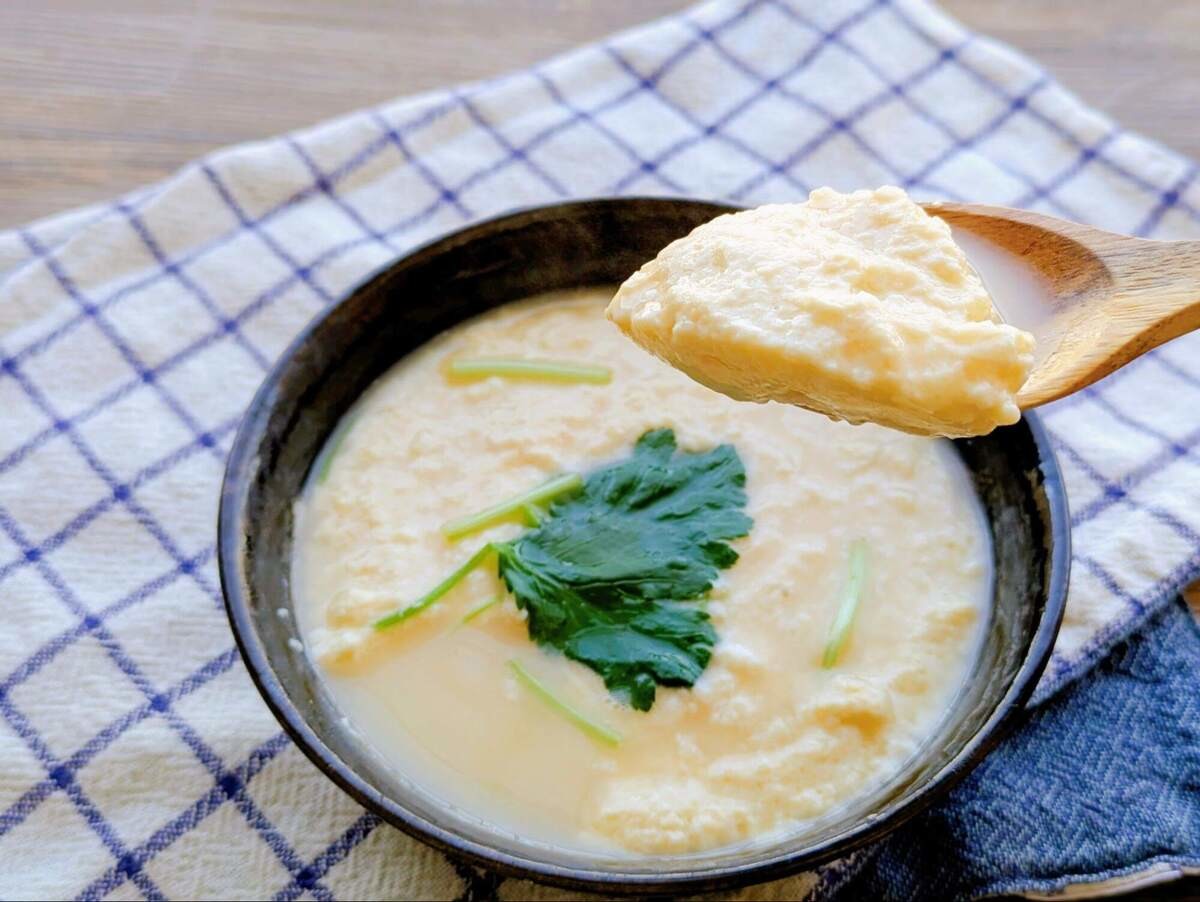 白だしでふわふわ豆腐