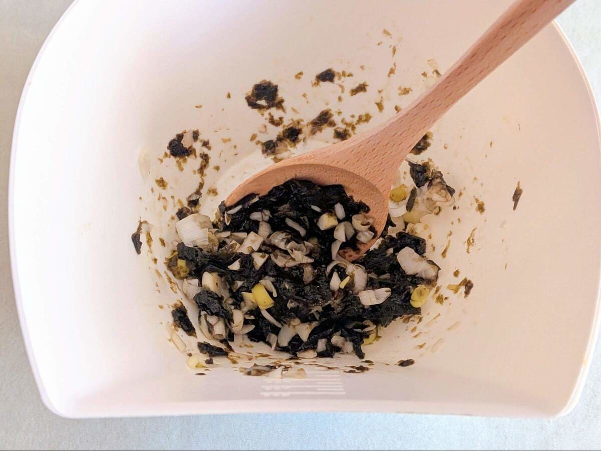 笠原将弘さん「お餅のバター焼き のりねぎソース」のレシピ