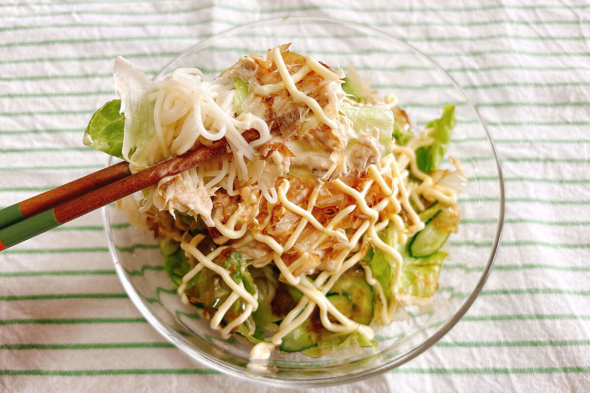 サラダそうめん