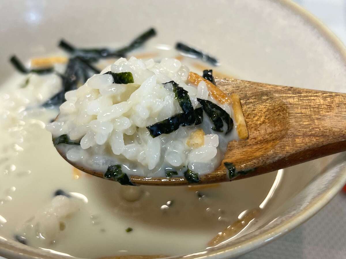 豆乳茶づけ