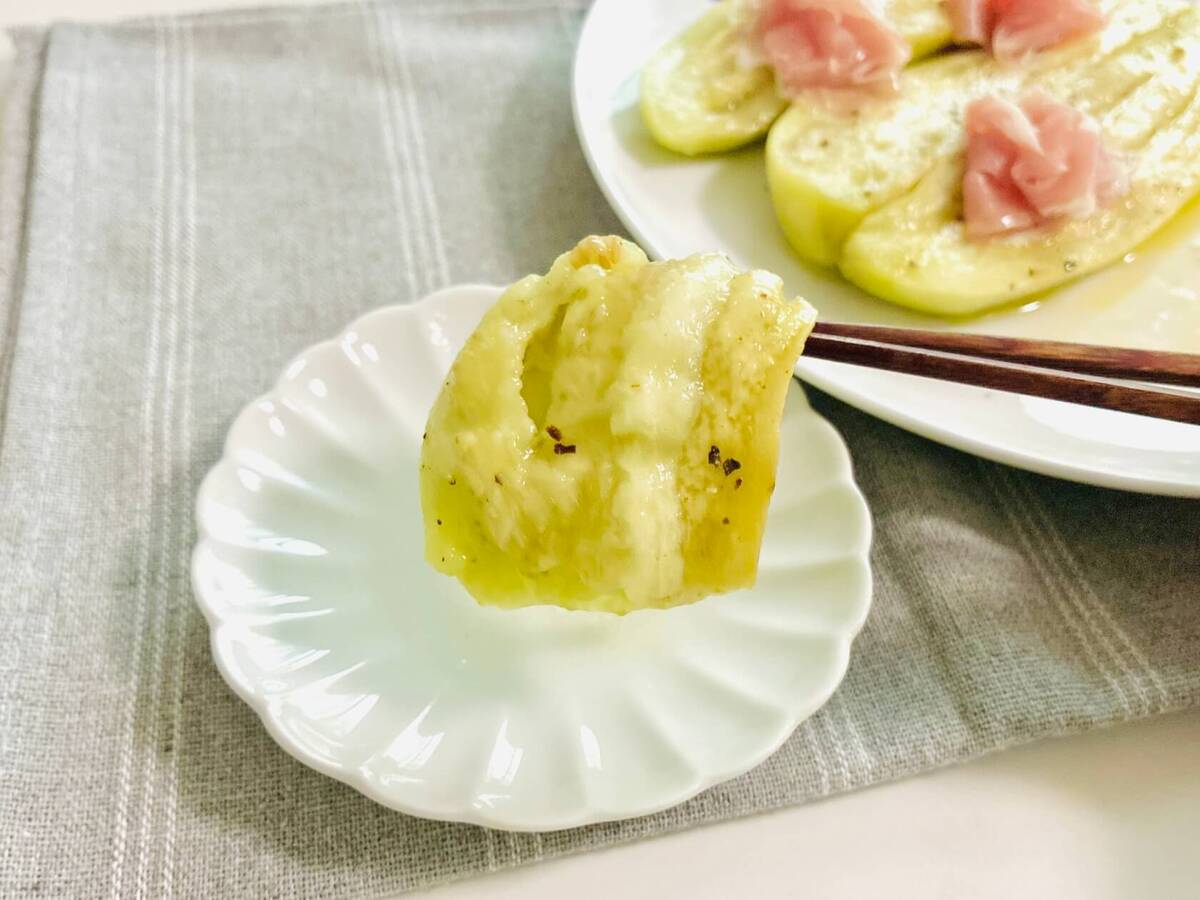 冷やし蒸しなす