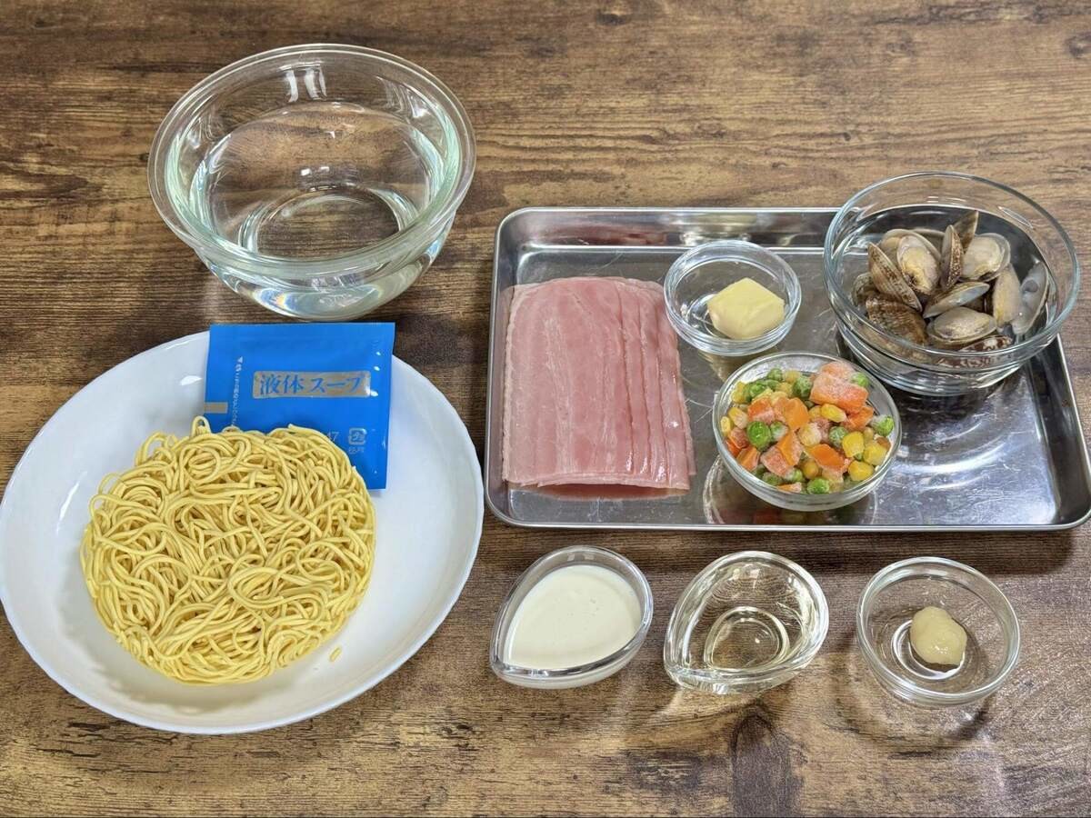 松村康史さん「クラムチャウダー風ラーメン」のレシピ