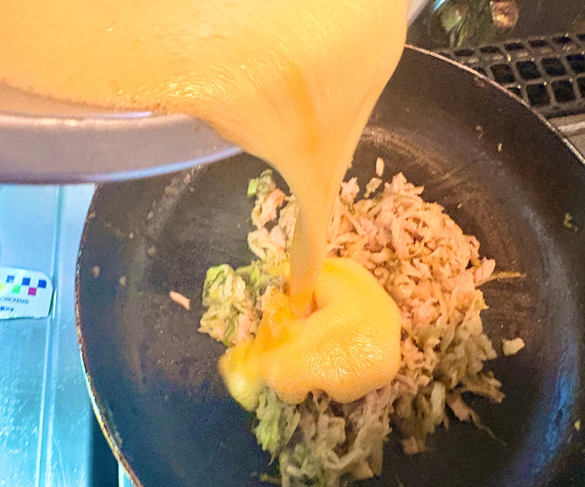 スパニッシュ白菜オムレツ