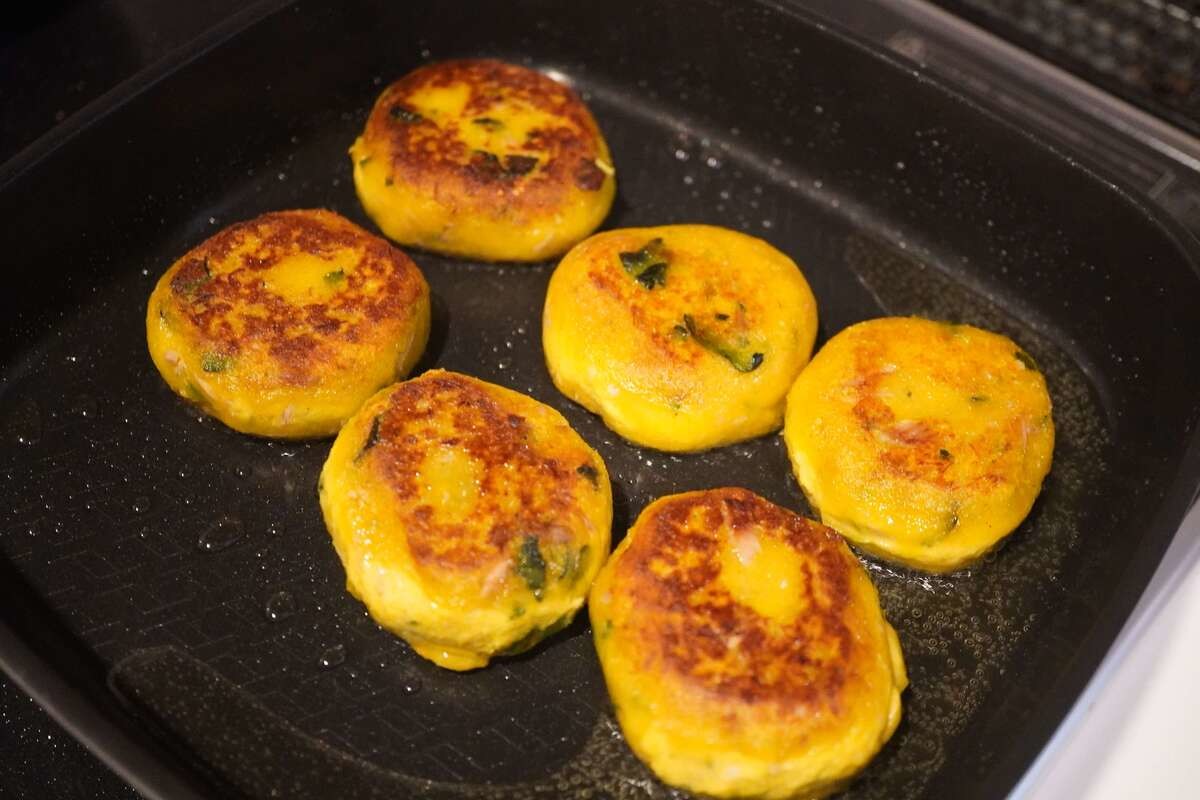 堀江ひろ子さん「かぼちゃのお焼きカレー風味」